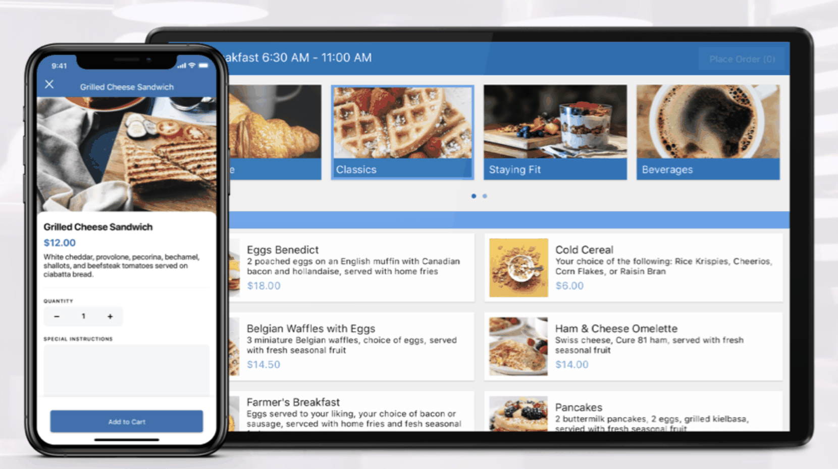 Smart Dining after redesign